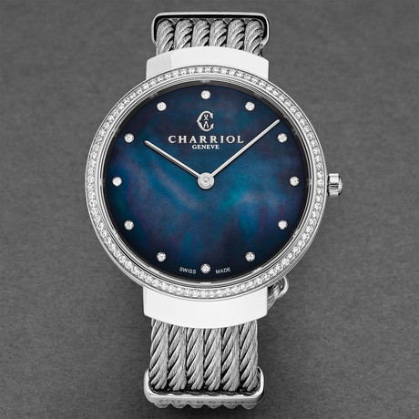 Charriol Ladies St. Tropez Quartz // ST34SD1560016 // New