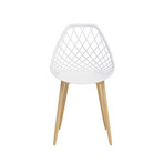 Kurv Dining Chair // Set of 2 (White + Natural)