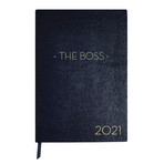 2021 Diary // The Boss // Navy Blue (A6 Book)