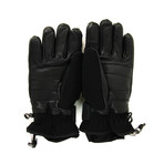 Moncler // Men's Logo Gloves // Black (S)