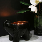 Elephant Candle // Black