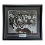 Muhammad Ali w/ The Beatles // Framed Autographed Photo Display