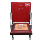 Montreal Canadiens Forum Seat // Signed by Patrick Roy