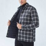 Vitali Checkered Shirt // Gray (XL)