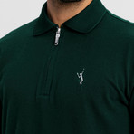 Baron Long-Sleeve Polo // Green (L)