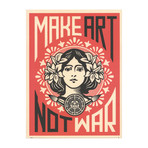 Shepard Fairy // Make Art not War // 2005 Offset Lithograph