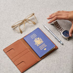 Passport Wallet // Non-RFID Blocking (Black)