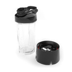 Designer 725 Blender + WildSide Jar + Go Jar (Stainless Steel + Black)