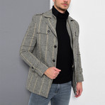 Sequoia Coat // Checked Gray (Medium)