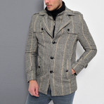 Sequoia Coat // Checked Gray (Medium)