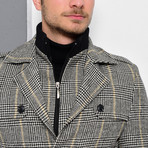 Sequoia Coat // Checked Gray (Medium)