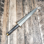 Straight Large Dagger // 420 SS // Pakka Wood