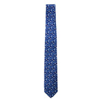 Silk Beaver Tie // Blue