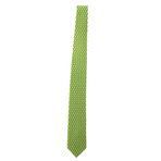 Silk Rabbit Tie // Green