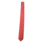Silk Elephant Tie // Red