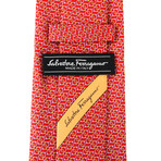 Silk Tie // Red + Yellow
