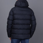 Noah Hooded Coat // Navy (XL)