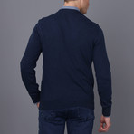 Solid Pullover // Navy Melange (XL)