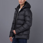 James Hooded Coat // Anthracite (S)