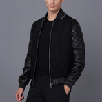 Christopher Leather Jacket // Black (XL)