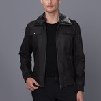 Cameron Leather Jacket // Brown Tafta (3XL)