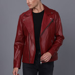 Ryan Leather Jacket // Bordeaux (3XL)