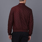 Dylan Leather Jacket // Bordeaux (S)