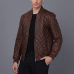 Diamond Quilted Jacket // Chestnut (S)