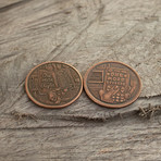 Go To Bed Decision Coin Bundle // Set of 2 Coins // One More Episode + One More Chapter Coins