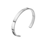 Bars Cuff Bracelet // White (Medium)