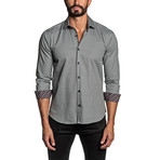 Long Sleeve Button Up Shirt // Gray Oxford (XL)