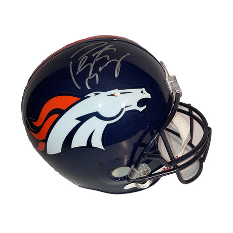 Peyton Manning // Replica Helmet // Signed