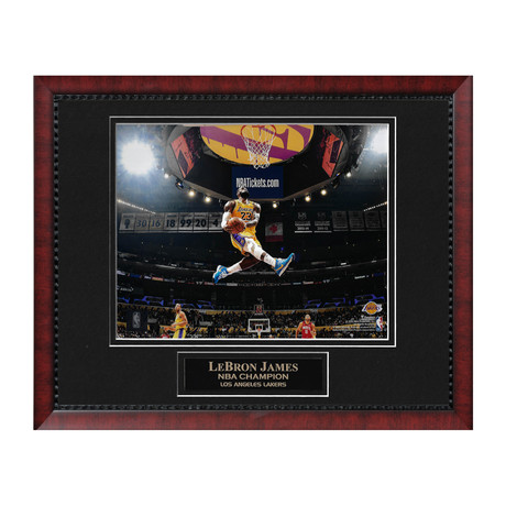 Lebron James Los Angeles Lakers // Framed // Unsigned