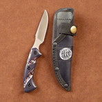 Mossy Oak Camo Handle // Fixed Blade Caping Knife + Sheath