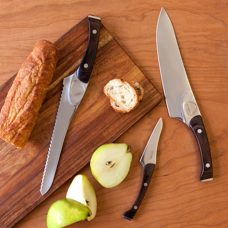 Chef Knife Starter Set 3 + Cutting Board