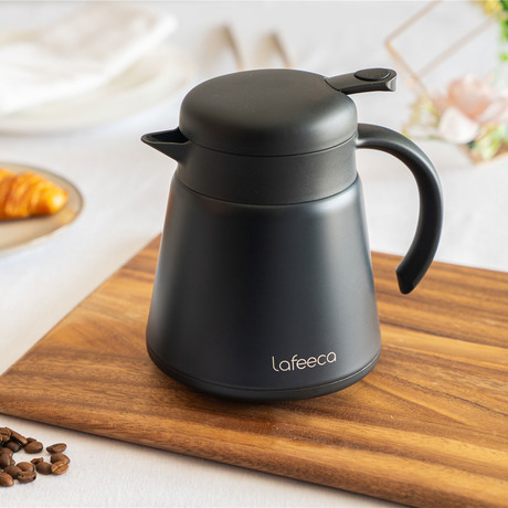 Lafeeca // Thermal Coffee Carafe Tea Pot (Black) - Lafeeca - Touch