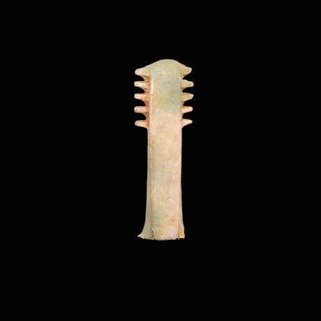 An Egyptian Faience Djed Pillar , Late Period, 26Th Dynasty, 664-525 BC