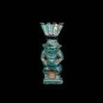 An Egyptian Faience Amulet Of Bes, Third Intermediate Period - Late Period, Ca. 1069 - 332 BC