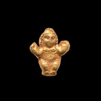 Roman Gold Amulet Of Baubo, Roman Imperial, 1st - 2nd Century CE