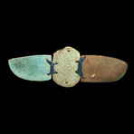 An Egyptian Faience Winged Scarab, Late Period Ca 664-332 BC