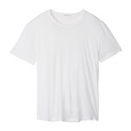 Cashmere Blend Short-Sleeve Tee // White (S)
