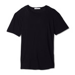 Cashmere Blend Short-Sleeve Tee // Black (S)