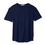 Cashmere Blend Short-Sleeve Tee // Pacific (M)