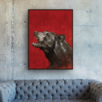 Black Bear by Kenny Eicher // Medium (Black Frame)
