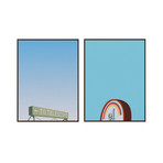 Griffith Park by Jonathan Schute // Small // Set of 2 (Black Frame)