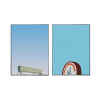 Griffith Park by Jonathan Schute // Small // Set of 2 (Black Frame)