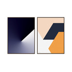 PRESS 52 & 68 by Liam Roberts // Small // Set of 2 (Black Frame)