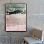 Pink Sands by Yasemen Asad // Small (Black Frame)