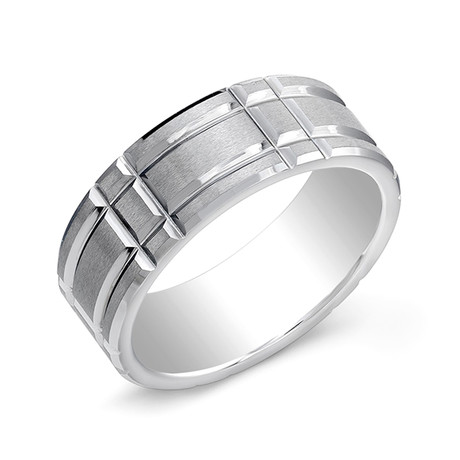 Rectangular Cut Ring // Silver (7)