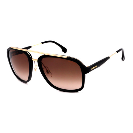 Carrera // Men's 133S-2M2 Sunglasses // Black + Brown Gradient